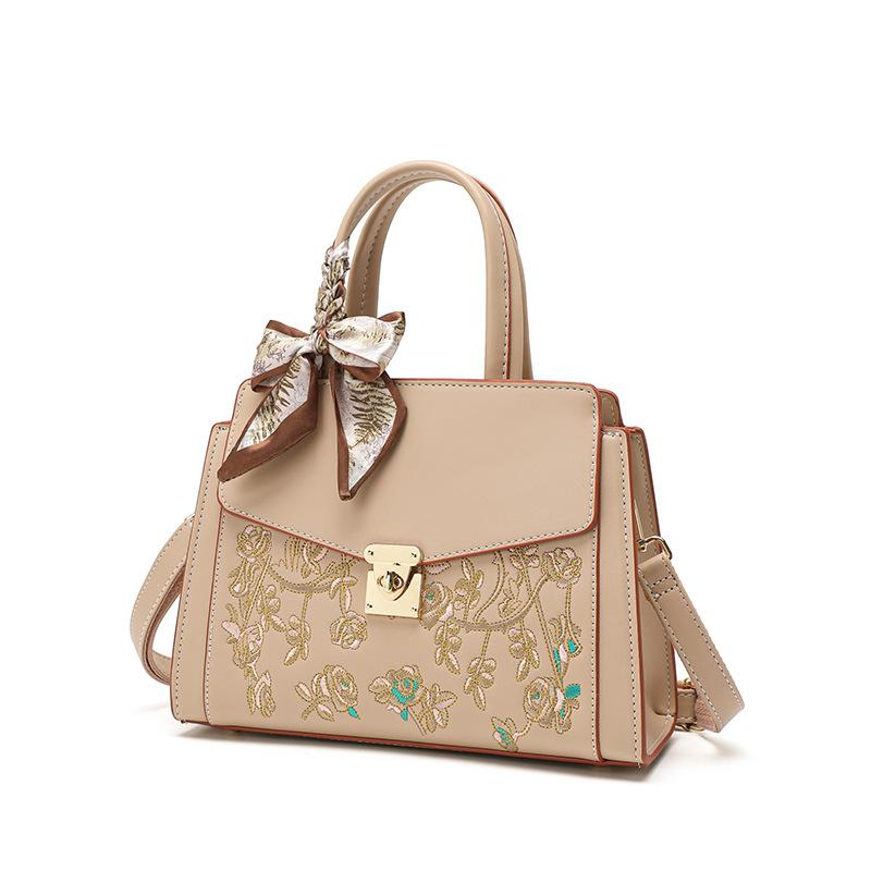 Antigona | Womens Mini Antigona Bag In Leather With Floral Pattern Antigona Antigona