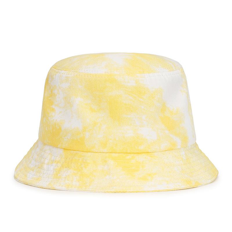 Beanies & Caps | Mens Bucket Hat In Silk With Lemon Print Accessories Beanies & Caps