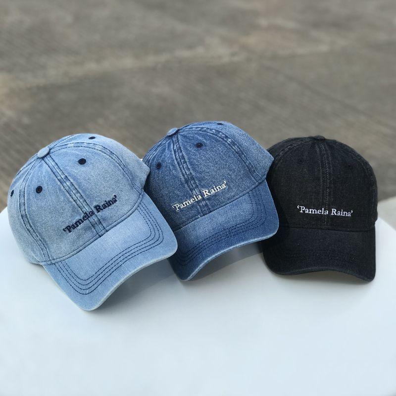 Beanies & Caps | Womens Cap In 4G Washed Denim Accessories Beanies & Caps