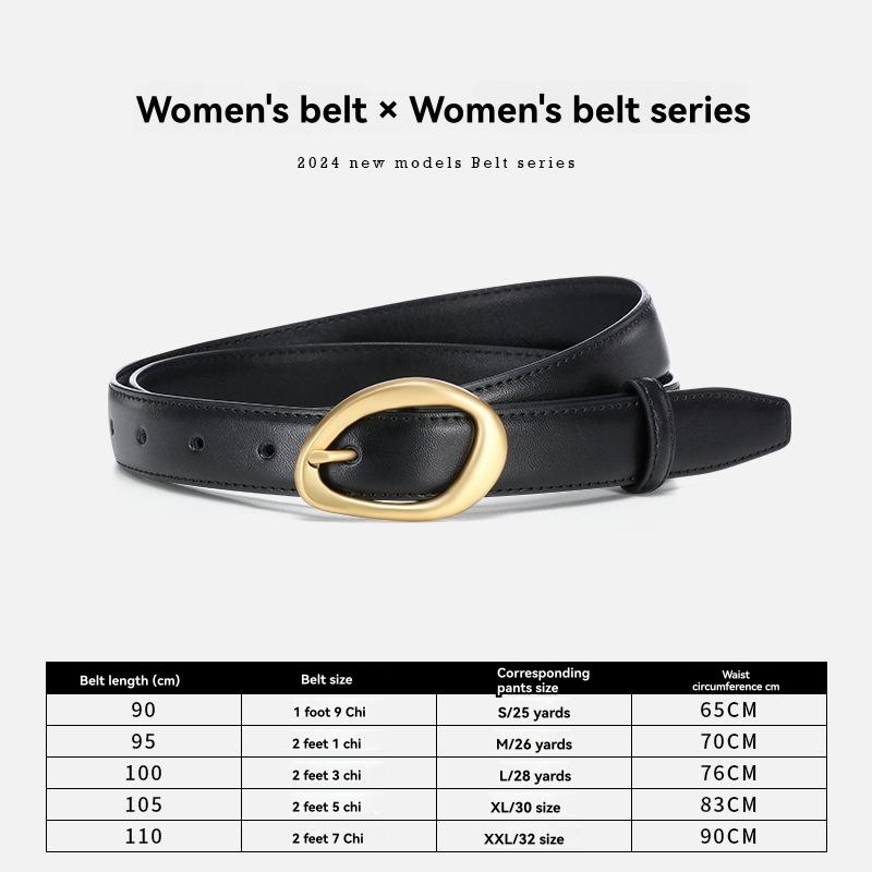 Belts | Womens Belt In Leather With G-Chain Buckle Accessories Belts