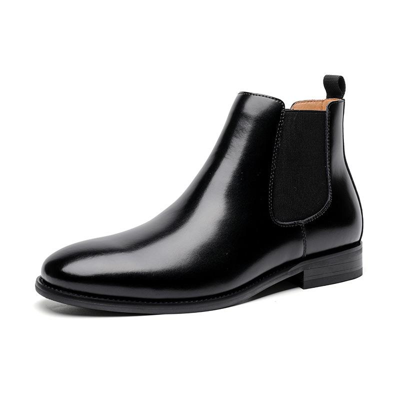 Boots & Loafers | Mens Classic Chelsea Boots In Leather Boots & Loafers BLACK