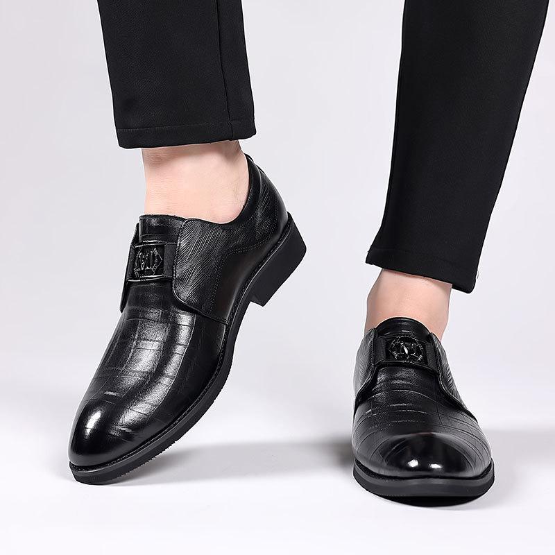 Boots & Loafers | Mens Squared Derbies In Leather With 4G Buckle Boots & Loafers BLACK