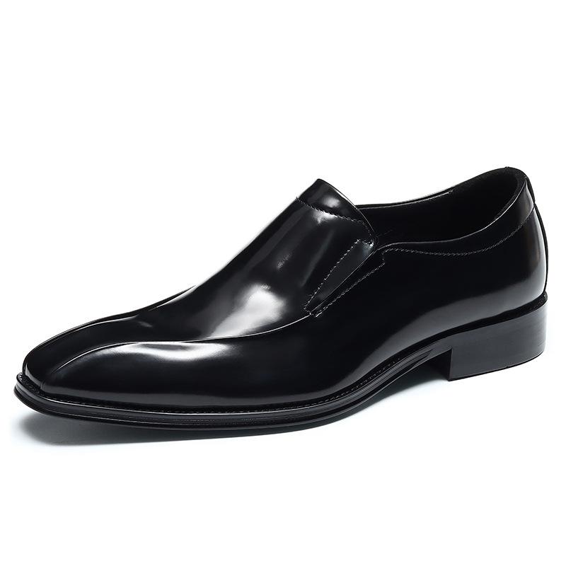 Boots & Loafers | Mens Squared Derbies In Leather Boots & Loafers BLACK