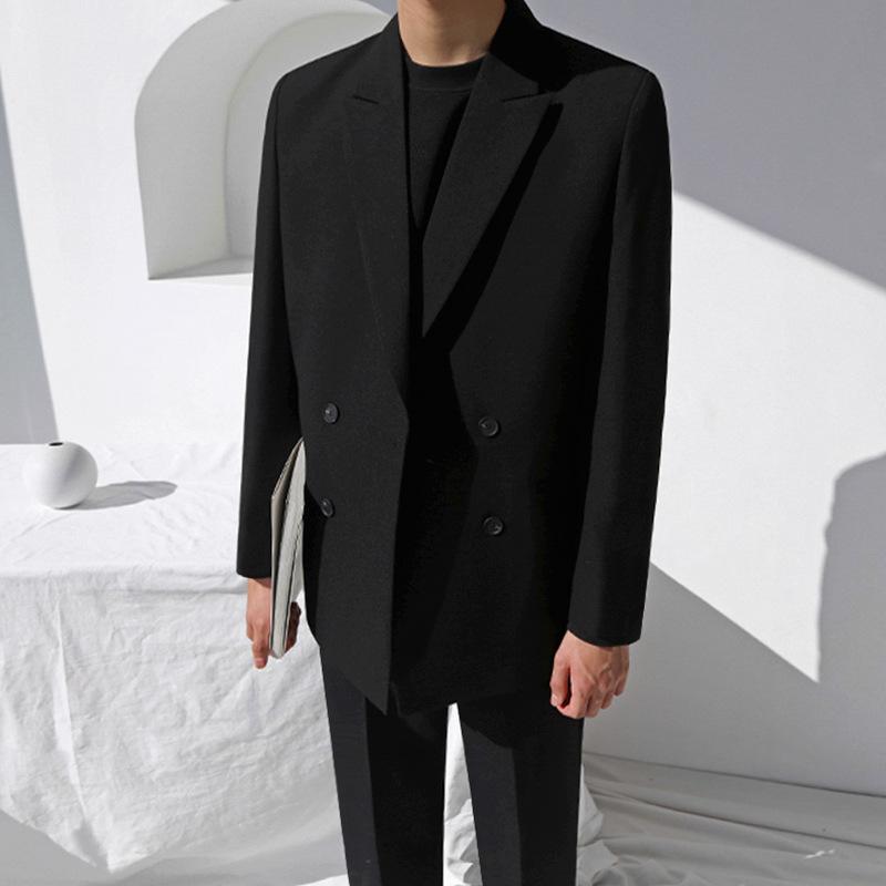 Coats & Jackets | Mens Boxy Fit Jacket In Wool Clothing BLACK