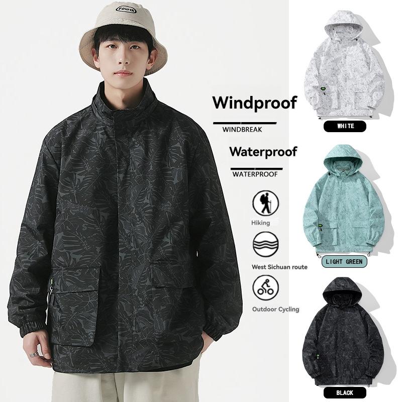 Coats & Jackets | Mens Parka In Cat Jacquard Clothing Coats & Jackets