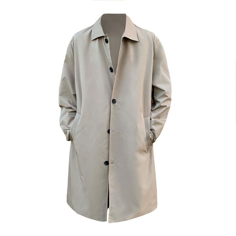 Coats & Jackets | Mens Trench-Coat In Cotton Clothing Coats & Jackets