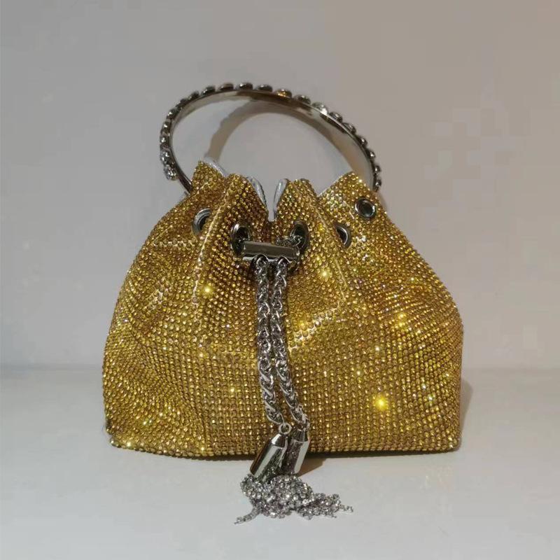 Micro Bags | Womens Mini Kenny Bag In Satin With Strass Bags ABSYNTHE GREEN