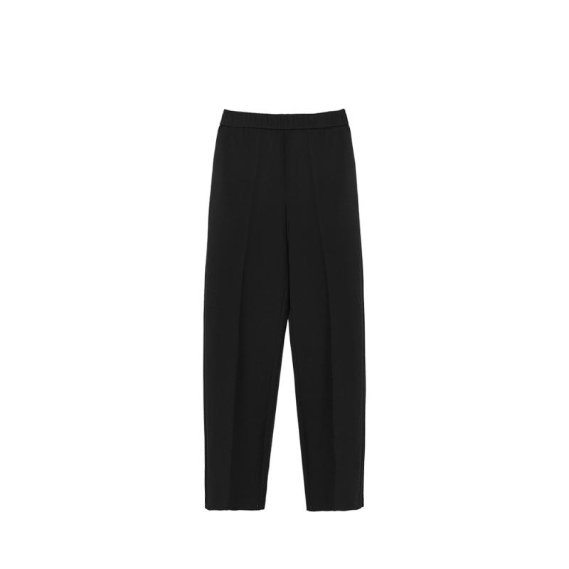 Pants & Shorts | Mens Jogger Pants In Fleece Clothing BLACK