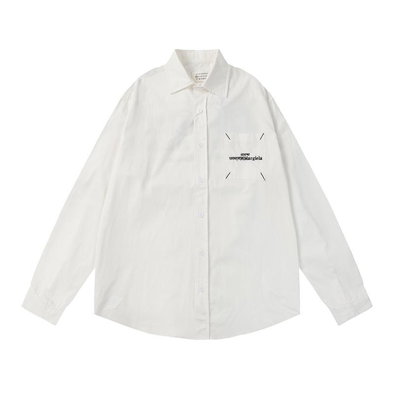 Shirts | Mens Shirt In Poplin With  Gros Grain Clothing Mens