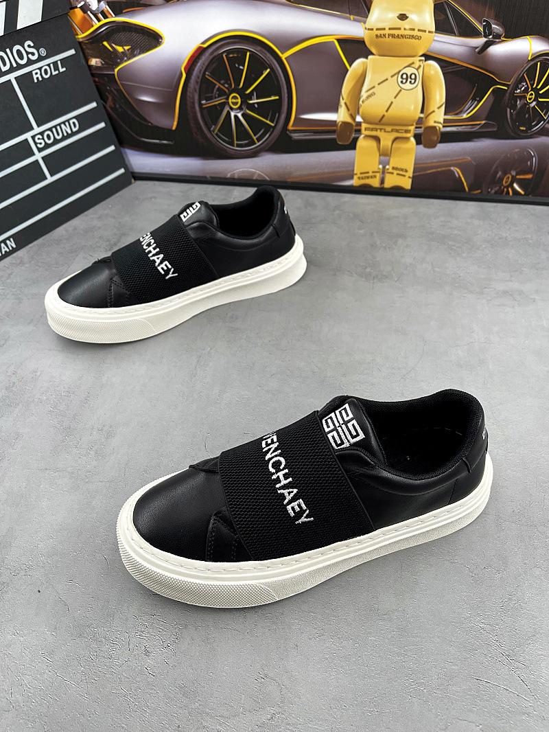 Sneakers | Mens Sneakers City Sport In Leather With  Webbing City BLACK