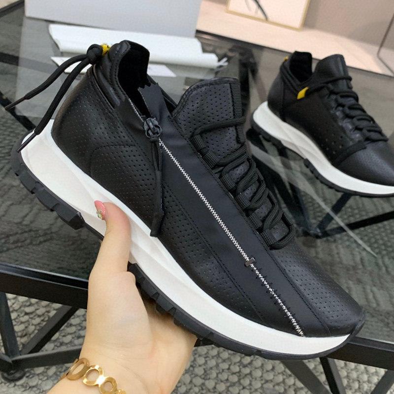 Sneakers | Womens Spectre Sneakers In Synthetic Leather Shoes BLACK/WHITE