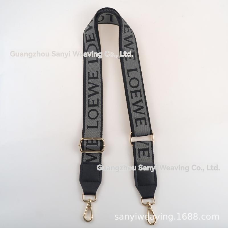 Straps & Other Accessories | Womens Strap In 4G Lurex Embroidery Accessories BLACK