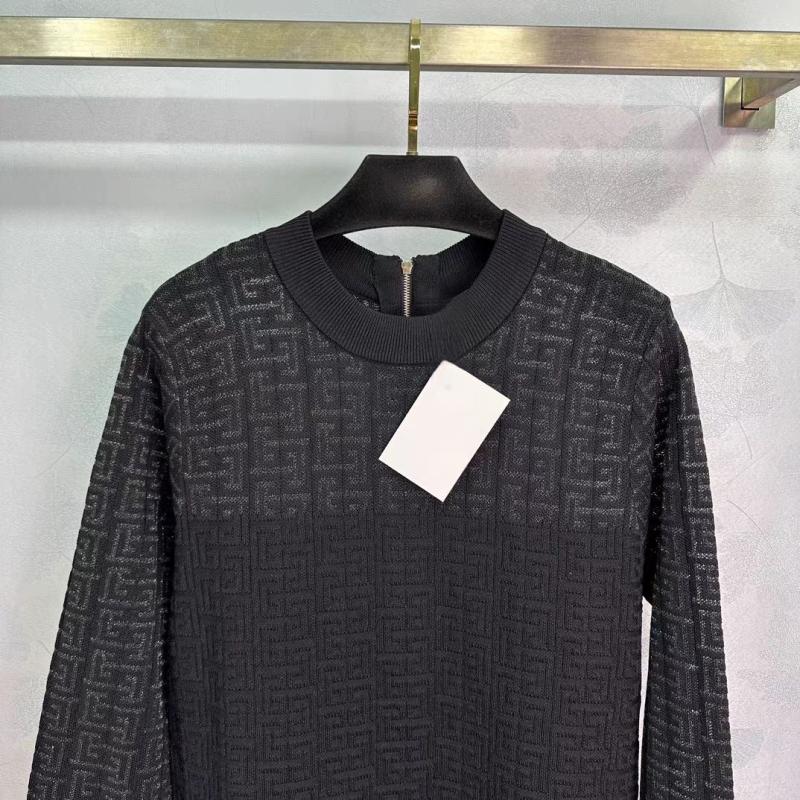 Sweaters | Mens Sweater In 4G Wool Clothing BLACK