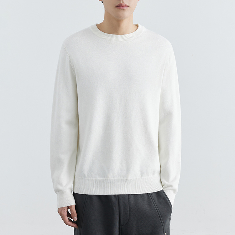 Sweatshirts & Hoodies | Mens Sweater In Cotton And Silk Clothing IVORY