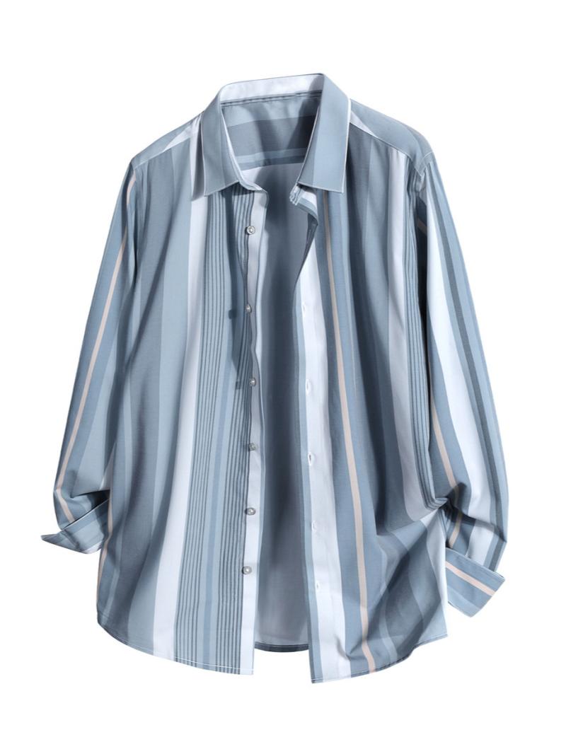 Tops & Shirts | Womens Shirt In Cotton And Linen With 4G Stripes Clothing BLUE/OFF WHITE