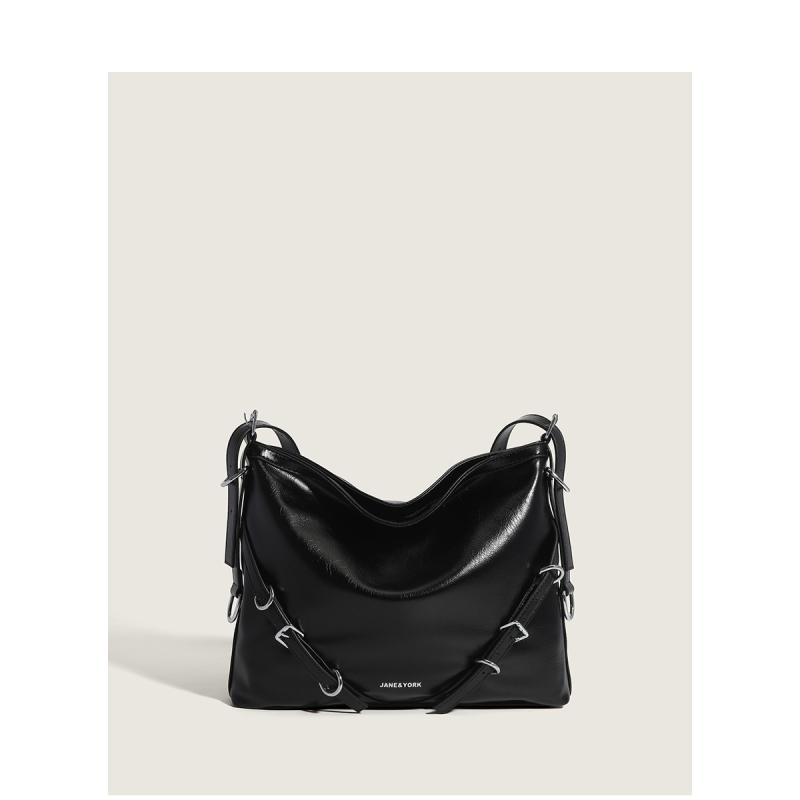 Voyou | Womens Medium Voyou Bag In Corset Style Leather Bags BLACK