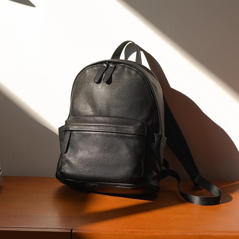 Backpacks | Mens Small Essential U Backpack In Grained Leather Backpacks Backpacks