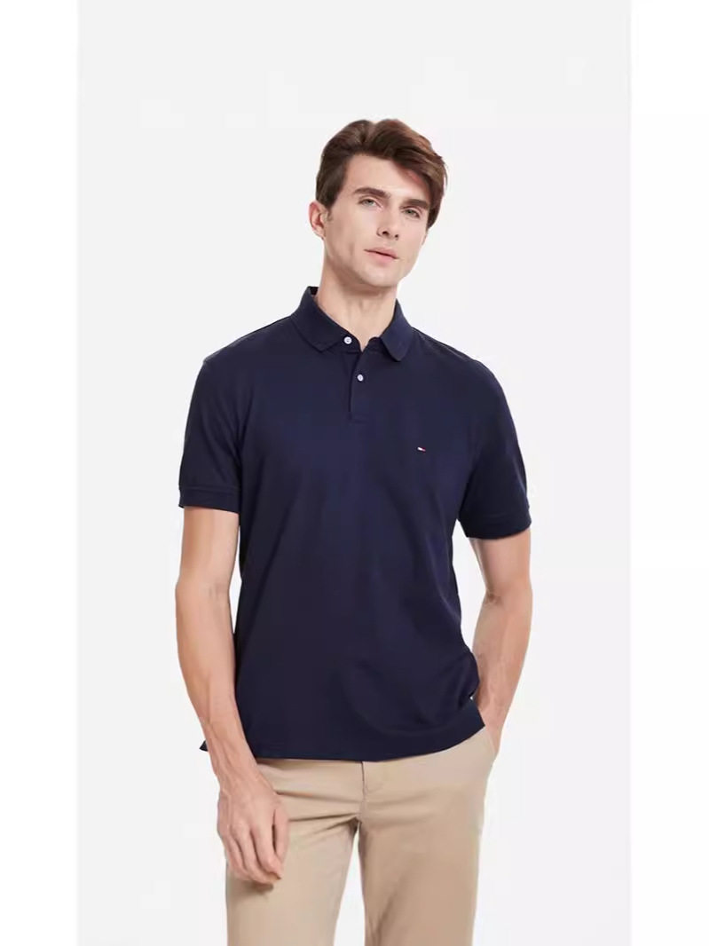 T-Shirts | Mens Polo In Cotton With 4G Detail Clothing Mens