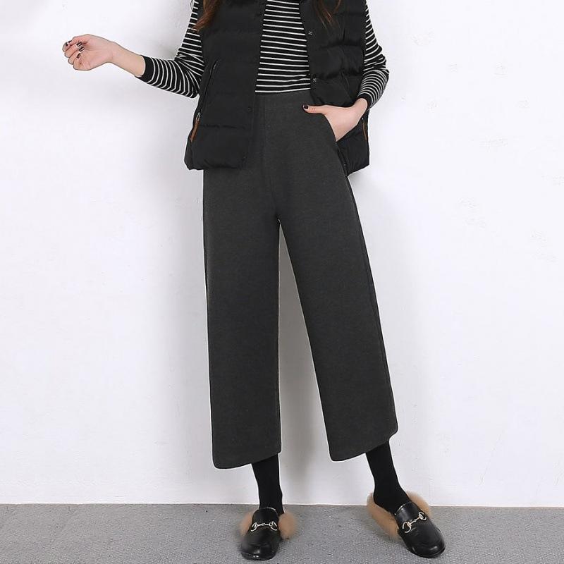 Pants & Shorts | Womens Oversized Tailored Pants In Wool Clothing GREY MIX